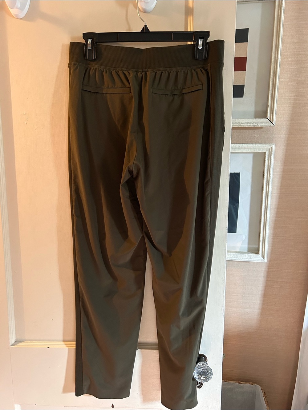 Athleta Olive Green High-Rise Ankle Pants - Picture 5 of 6